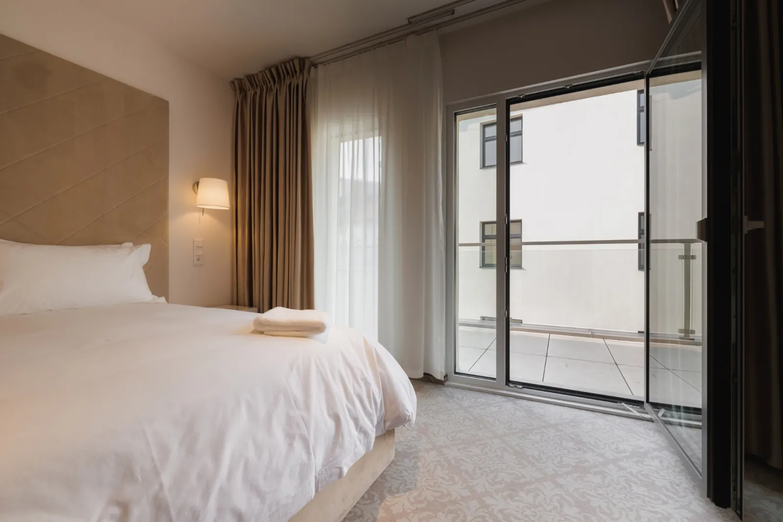Room with a balcony