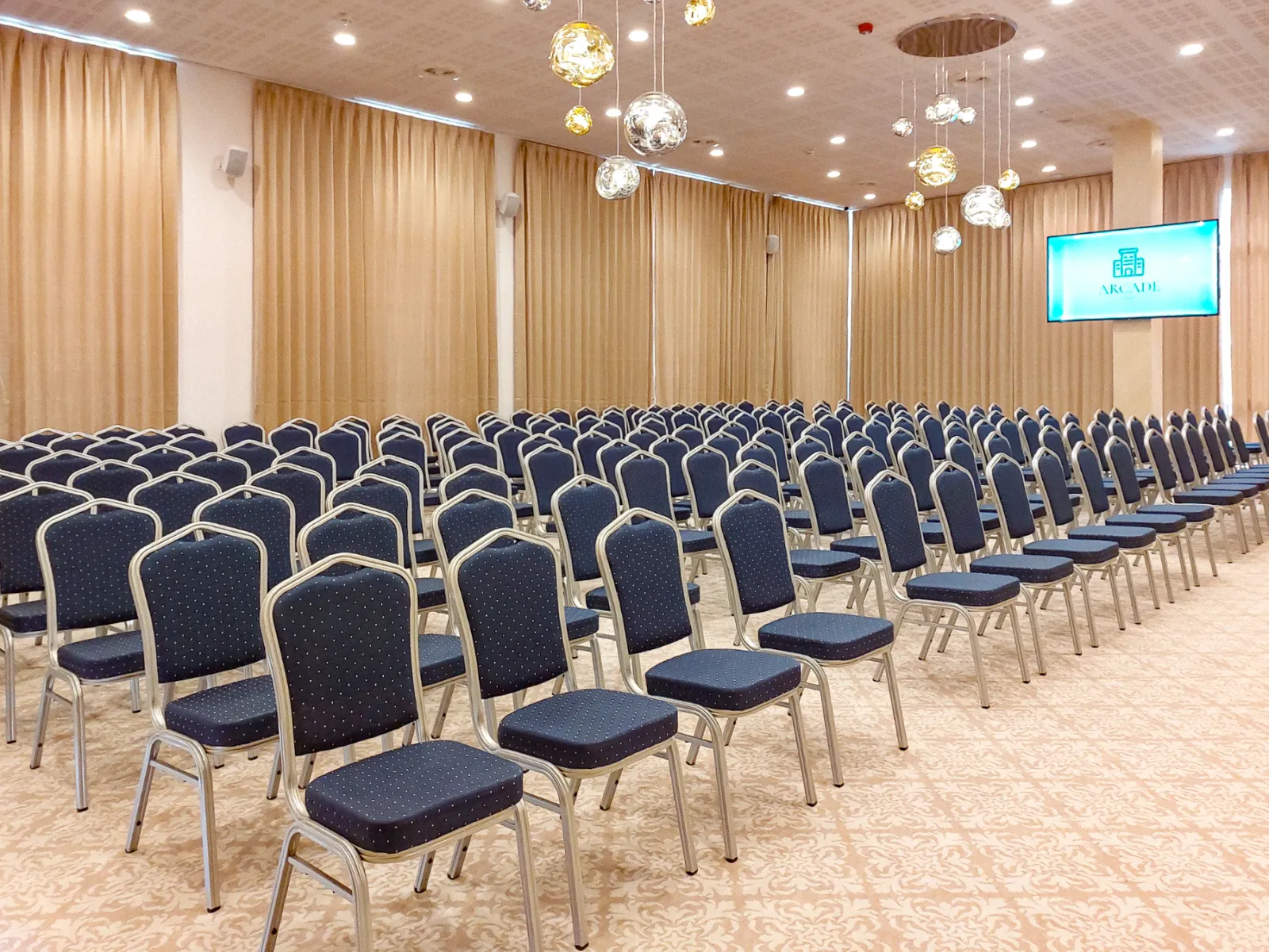 Theatre seating in the hall