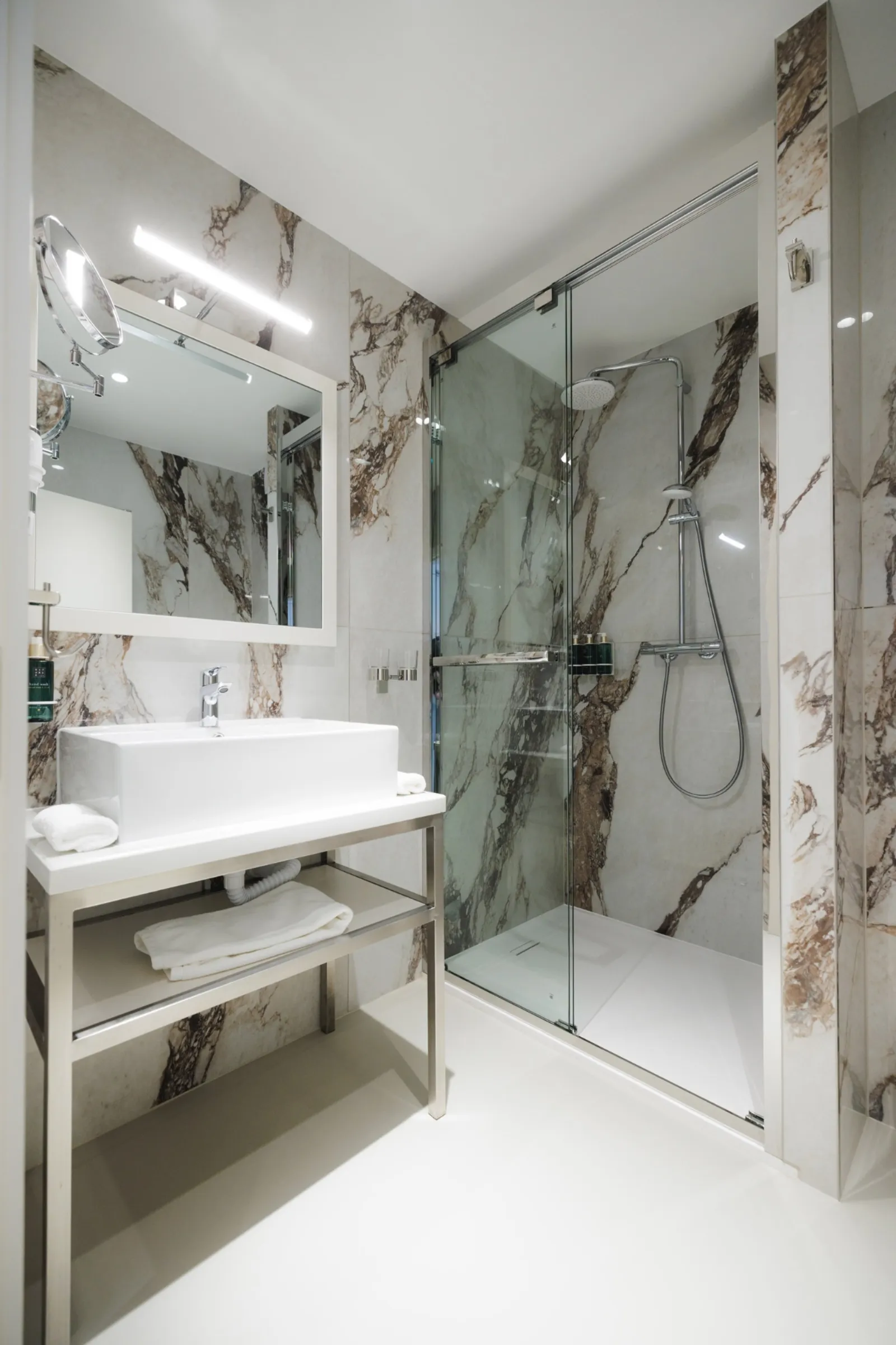 Marble bathroom